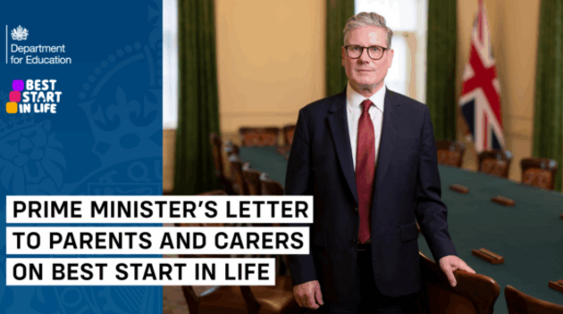 Prime Minister's letter to parents and carers on Best Start in Life