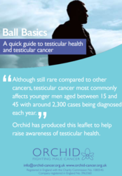 blue information cover with a male  silhouette 